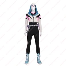 画像1: 高品質 実物撮影 グウェン スパイダーマン フレンドリー・ネイバーフッド Spider-Man  風 コスプレ衣装  コスチューム  オーダーメイド (1)