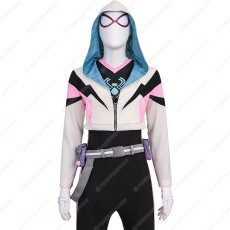 画像9: 高品質 実物撮影 グウェン スパイダーマン フレンドリー・ネイバーフッド Spider-Man  風 コスプレ衣装  コスチューム  オーダーメイド (9)