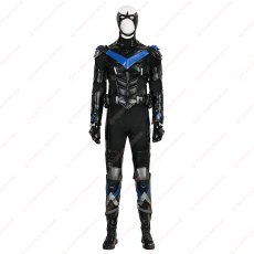 画像1: 高品質 実物撮影 ナイトウィング Nightwing ディック・グレイソン バットマン：アーカム・ナイト  風 コスプレ衣装  コスチューム オーダーメイド (1)