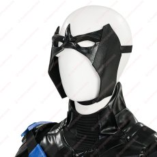 画像12: 高品質 実物撮影 ナイトウィング Nightwing ディック・グレイソン バットマン：アーカム・ナイト  風 コスプレ衣装  コスチューム オーダーメイド (12)