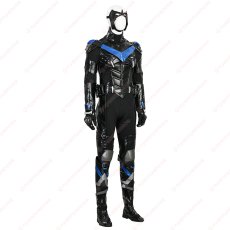 画像2: 高品質 実物撮影 ナイトウィング Nightwing ディック・グレイソン バットマン：アーカム・ナイト  風 コスプレ衣装  コスチューム オーダーメイド (2)