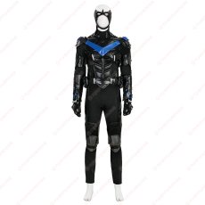 画像5: 高品質 実物撮影 ナイトウィング Nightwing ディック・グレイソン バットマン：アーカム・ナイト  風 コスプレ衣装  コスチューム オーダーメイド (5)