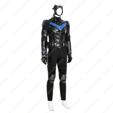 画像6: 高品質 実物撮影 ナイトウィング Nightwing ディック・グレイソン バットマン：アーカム・ナイト  風 コスプレ衣装  コスチューム オーダーメイド (6)