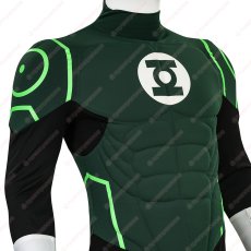 画像11: 高品質 実物撮影  Green Lantern グリーン・ランタン  ハル・ジョーダン  風 コスプレ衣装 コスチューム (11)