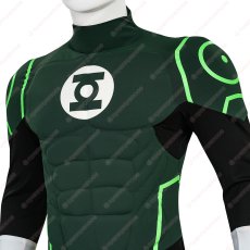 画像9: 高品質 実物撮影  Green Lantern グリーン・ランタン  ハル・ジョーダン  風 コスプレ衣装 コスチューム (9)