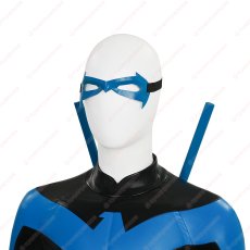 画像10: 高品質 実物撮影 ナイトウィング Nightwing ディック・グレイソン バットマン  風 コスプレ衣装  コスチューム オーダーメイド (10)