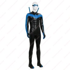 画像2: 高品質 実物撮影 ナイトウィング Nightwing ディック・グレイソン バットマン  風 コスプレ衣装  コスチューム オーダーメイド (2)