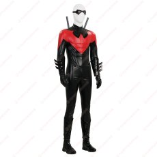 画像2: 高品質 実物撮影 ナイトウィング Nightwing ディック・グレイソン バットマン THE NEW 52  風 コスプレ衣装  コスチューム オーダーメイド (2)