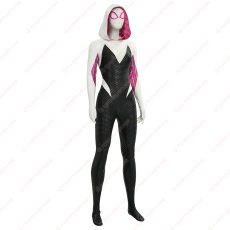 画像6: 高品質 実物撮影 グウェン・ステイシー  スパイダー・グウェン  スパイダーマン: スパイダーバース Spider-Man: Into the Spider-Verse  コスプレ衣装 コスチューム (6)