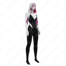 画像2: 高品質 実物撮影 グウェン・ステイシー  スパイダー・グウェン  スパイダーマン: スパイダーバース Spider-Man: Into the Spider-Verse  コスプレ衣装 コスチューム (2)