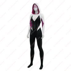 画像3: 高品質 実物撮影 グウェン・ステイシー  スパイダー・グウェン  スパイダーマン: スパイダーバース Spider-Man: Into the Spider-Verse  コスプレ衣装 コスチューム (3)