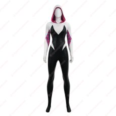 画像5: 高品質 実物撮影 グウェン・ステイシー  スパイダー・グウェン  スパイダーマン: スパイダーバース Spider-Man: Into the Spider-Verse  コスプレ衣装 コスチューム (5)