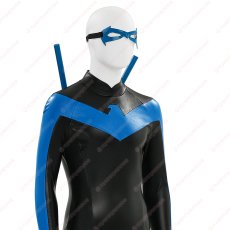 画像10: 高品質 実物撮影 ナイトウィング Nightwing ディック・グレイソン バットマン  風 コスプレ衣装  コスチューム オーダーメイド (10)