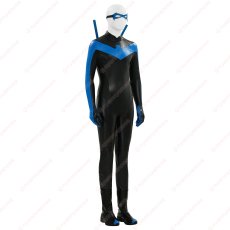 画像2: 高品質 実物撮影 ナイトウィング Nightwing ディック・グレイソン バットマン  風 コスプレ衣装  コスチューム オーダーメイド (2)