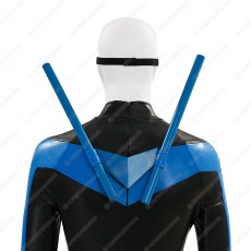 画像22: 高品質 実物撮影 ナイトウィング Nightwing ディック・グレイソン バットマン  風 コスプレ衣装  コスチューム オーダーメイド (22)