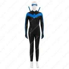 画像5: 高品質 実物撮影 ナイトウィング Nightwing ディック・グレイソン バットマン  風 コスプレ衣装  コスチューム オーダーメイド (5)