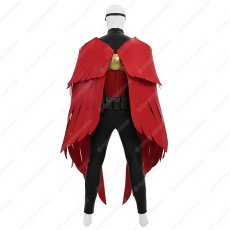 画像12: 高品質 実物撮影 ティム・ドレイク  ロビン レッドロビン バットマン  風 コスプレ衣装  コスチューム オーダーメイド (12)