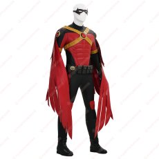 画像7: 高品質 実物撮影 ティム・ドレイク  ロビン レッドロビン バットマン  風 コスプレ衣装  コスチューム オーダーメイド (7)