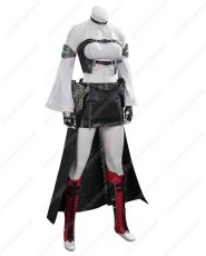 画像2: 高品質 実物撮影 ティファ・ロックハート Tifa black mage  FF7 ファイナルファンタジーVII リベレーション リメイクシリーズ   風 コスチューム コスプレ衣装  オーダーメイド (2)