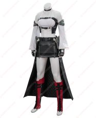 画像3: 高品質 実物撮影 ティファ・ロックハート Tifa black mage  FF7 ファイナルファンタジーVII リベレーション リメイクシリーズ   風 コスチューム コスプレ衣装  オーダーメイド (3)