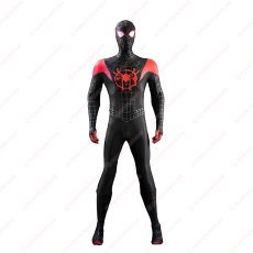 画像1: 高品質 実物撮影 マイルス・モラレス マイルズ スパイダーマン: スパイダーバース Spider-Man: Into the Spider-Verse   コスプレ衣装 コスチューム (1)