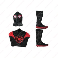 画像23: 高品質 実物撮影 マイルス・モラレス マイルズ スパイダーマン: スパイダーバース Spider-Man: Into the Spider-Verse   コスプレ衣装 コスチューム (23)