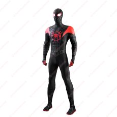 画像3: 高品質 実物撮影 マイルス・モラレス マイルズ スパイダーマン: スパイダーバース Spider-Man: Into the Spider-Verse   コスプレ衣装 コスチューム (3)