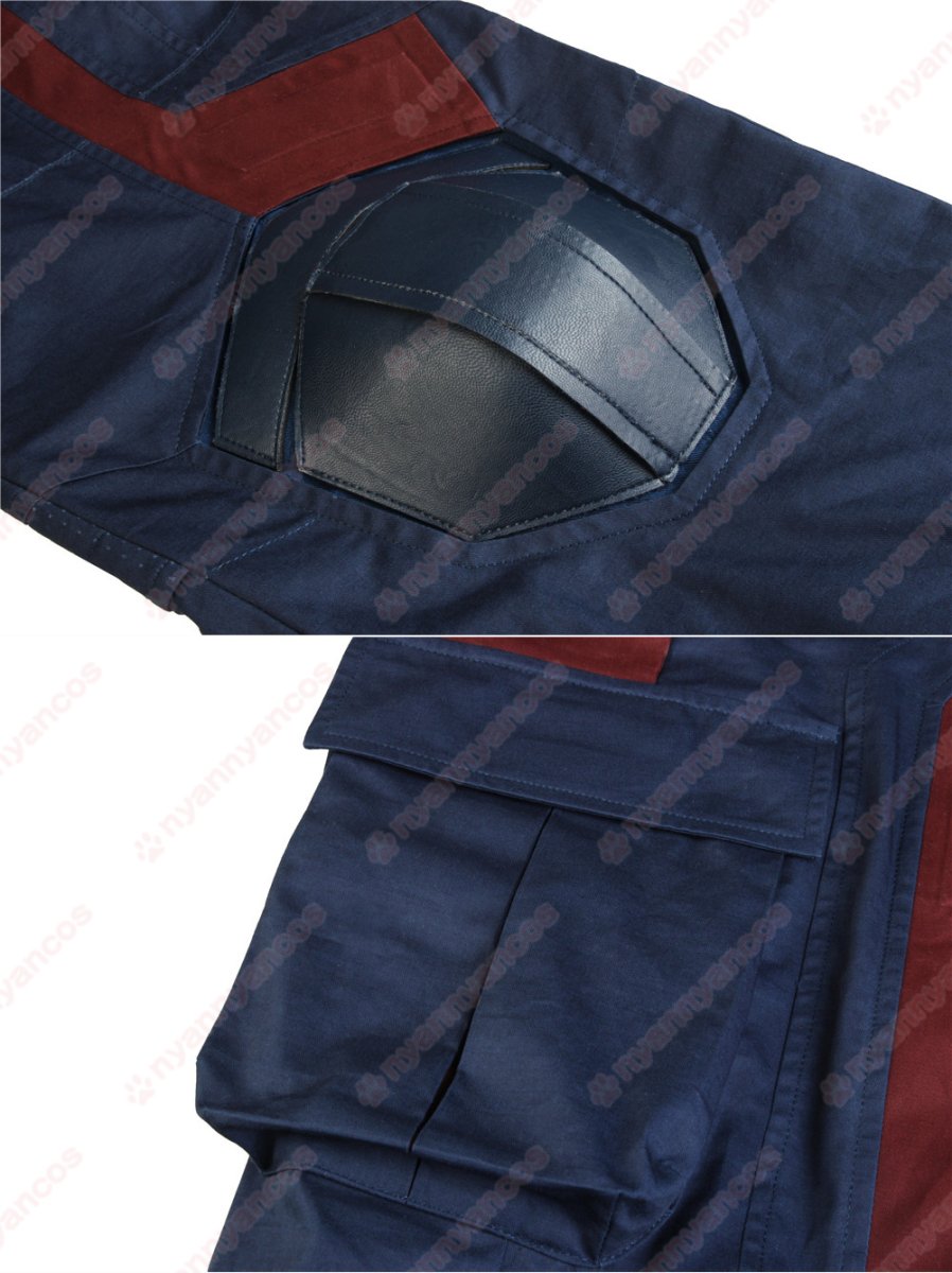 画像10: 高品質 実物撮影  アベンジャーズ3 インフィニティ・ウォー キャプテン・アメリカ スティーブ・ロジャース 風　コスプレ衣装 コスチューム オーダーメイド  (10)