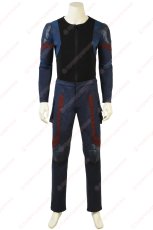 画像7: 高品質 実物撮影  アベンジャーズ3 インフィニティ・ウォー キャプテン・アメリカ スティーブ・ロジャース 風　コスプレ衣装 コスチューム オーダーメイド  (7)