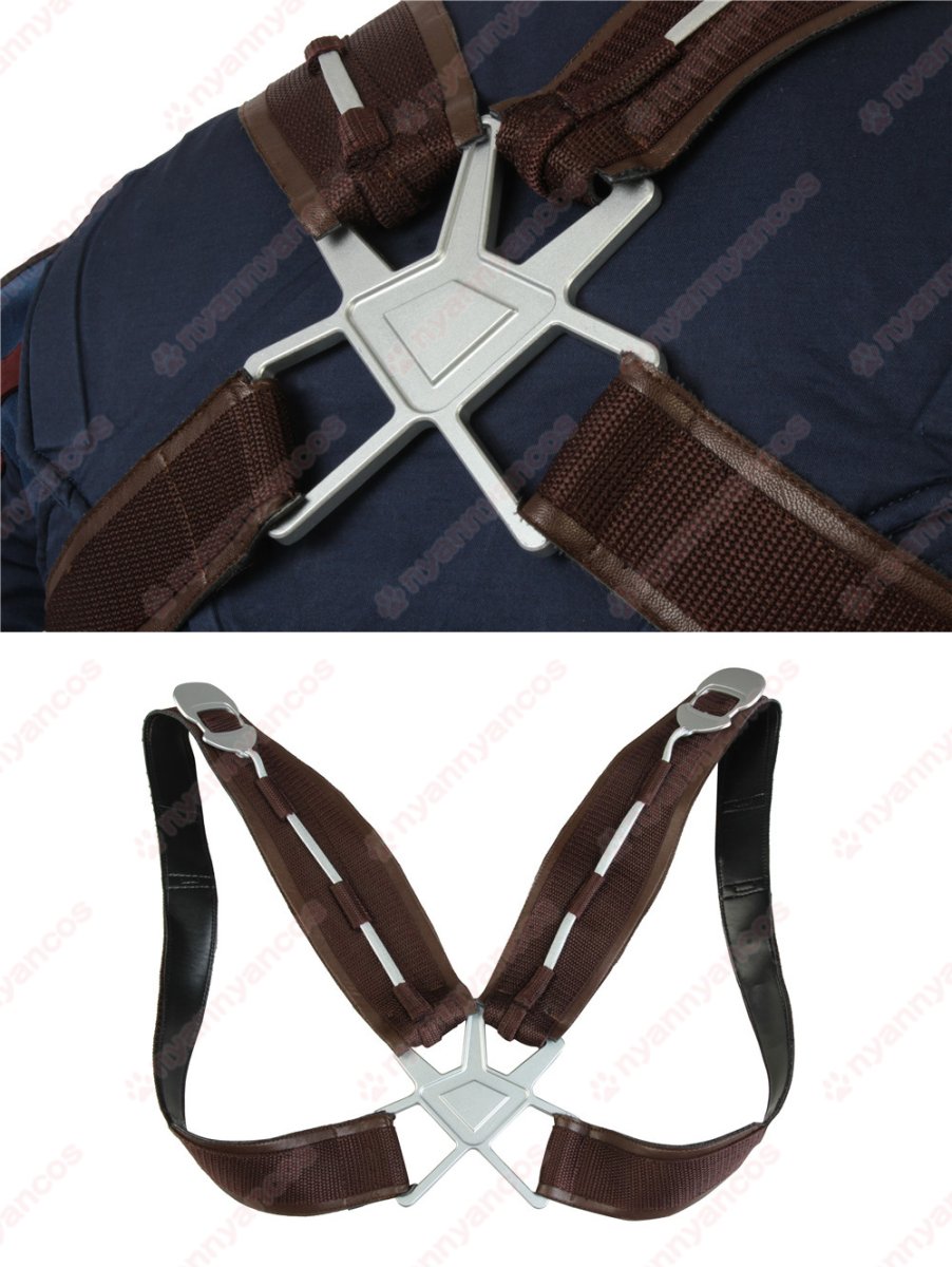 画像9: 高品質 実物撮影  アベンジャーズ3 インフィニティ・ウォー キャプテン・アメリカ スティーブ・ロジャース 風　コスプレ衣装 コスチューム オーダーメイド  (9)