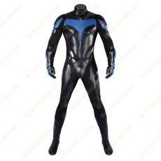 画像1: 高品質 実物撮影   ナイトウィング Nightwing 風  Titans タイタンズ  靴付き   コスチューム　コスプレ衣装 コスプレ靴 ブーツ付き  オーダーメイド (1)