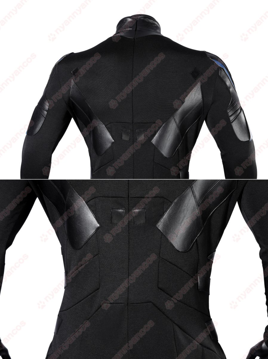 画像14: 高品質 実物撮影   ナイトウィング Nightwing 風  Titans タイタンズ  靴付き   コスチューム　コスプレ衣装 コスプレ靴 ブーツ付き  オーダーメイド (14)
