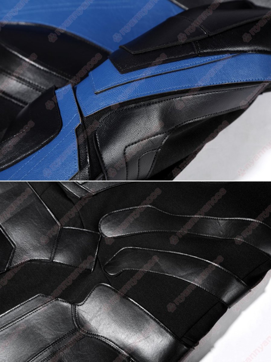 画像17: 高品質 実物撮影   ナイトウィング Nightwing 風  Titans タイタンズ  靴付き   コスチューム　コスプレ衣装 コスプレ靴 ブーツ付き  オーダーメイド (17)