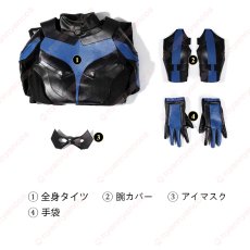 画像20: 高品質 実物撮影   ナイトウィング Nightwing 風  Titans タイタンズ  靴付き   コスチューム　コスプレ衣装 コスプレ靴 ブーツ付き  オーダーメイド (20)