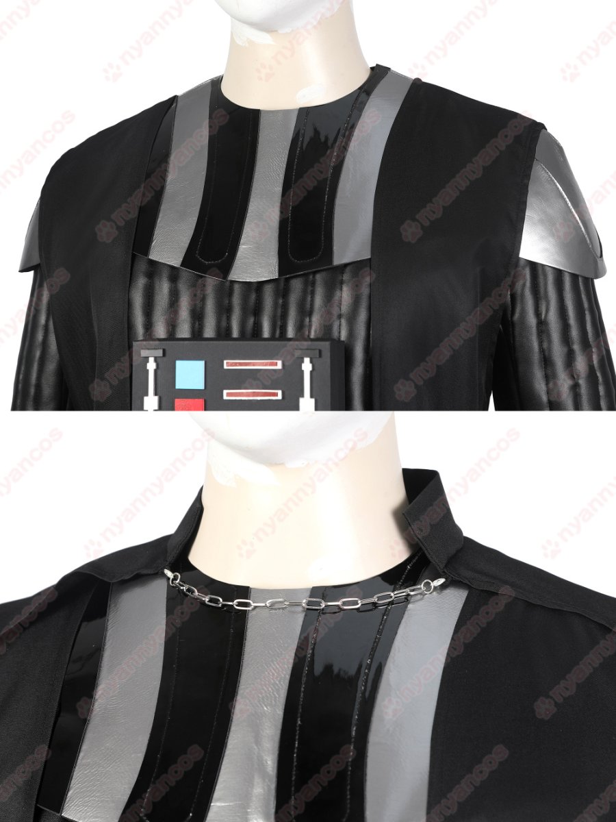 画像9: 高品質 実物撮影 ダース・ベイダー Darth Vader  スター・ウォーズ  スター ウォーズ  Star Wars 風 コスチューム コスプレ衣装 オーダーメイド (9)