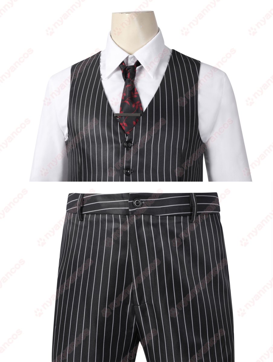 画像10: 高品質 実物撮影 ゴメズ・アダムス  ウェンズデー  Wednesday アダムス・ファミリー ドラマ 風 コスチューム コスプレ衣装 (10)