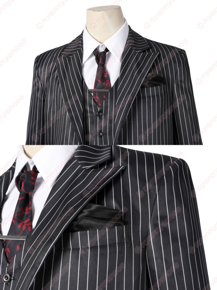 画像6: 高品質 実物撮影 ゴメズ・アダムス  ウェンズデー  Wednesday アダムス・ファミリー ドラマ 風 コスチューム コスプレ衣装 (6)