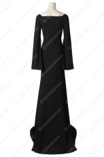 画像4: 高品質 実物撮影 モーティシア・アダムス Morticia  ウェンズデー Wednesday アダムス・ファミリー ドラマ 風 コスチューム コスプレ衣装 (4)
