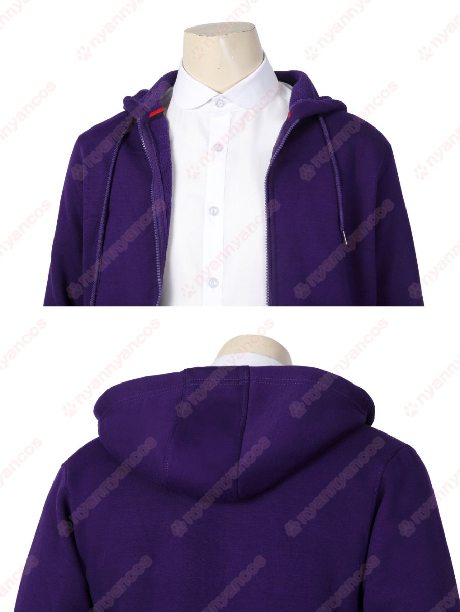 画像10: 高品質 実物撮影 ネヴァーモア学園制服　ゼイヴィア・ソープ エイジャックス   ウェンズデー Wednesday アダムス・ファミリー ドラマ 風 コスチューム コスプレ衣装 (10)