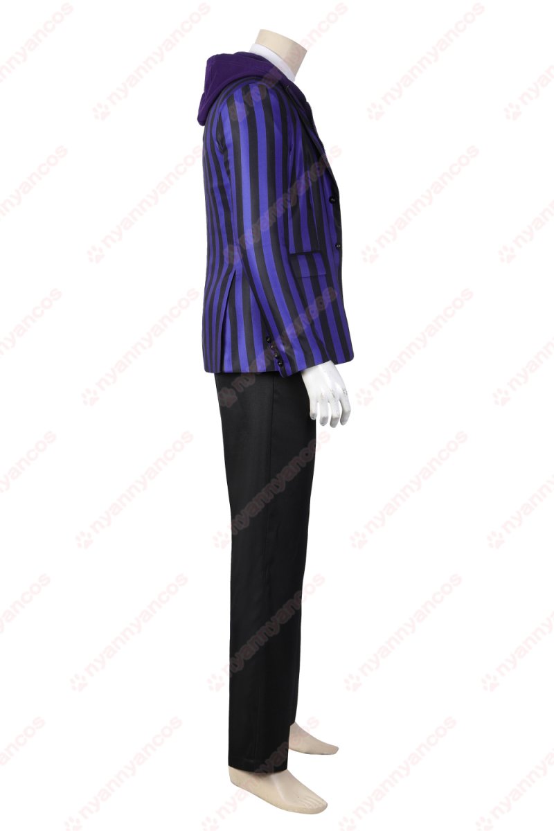 画像3: 高品質 実物撮影 ネヴァーモア学園制服　ゼイヴィア・ソープ エイジャックス   ウェンズデー Wednesday アダムス・ファミリー ドラマ 風 コスチューム コスプレ衣装 (3)