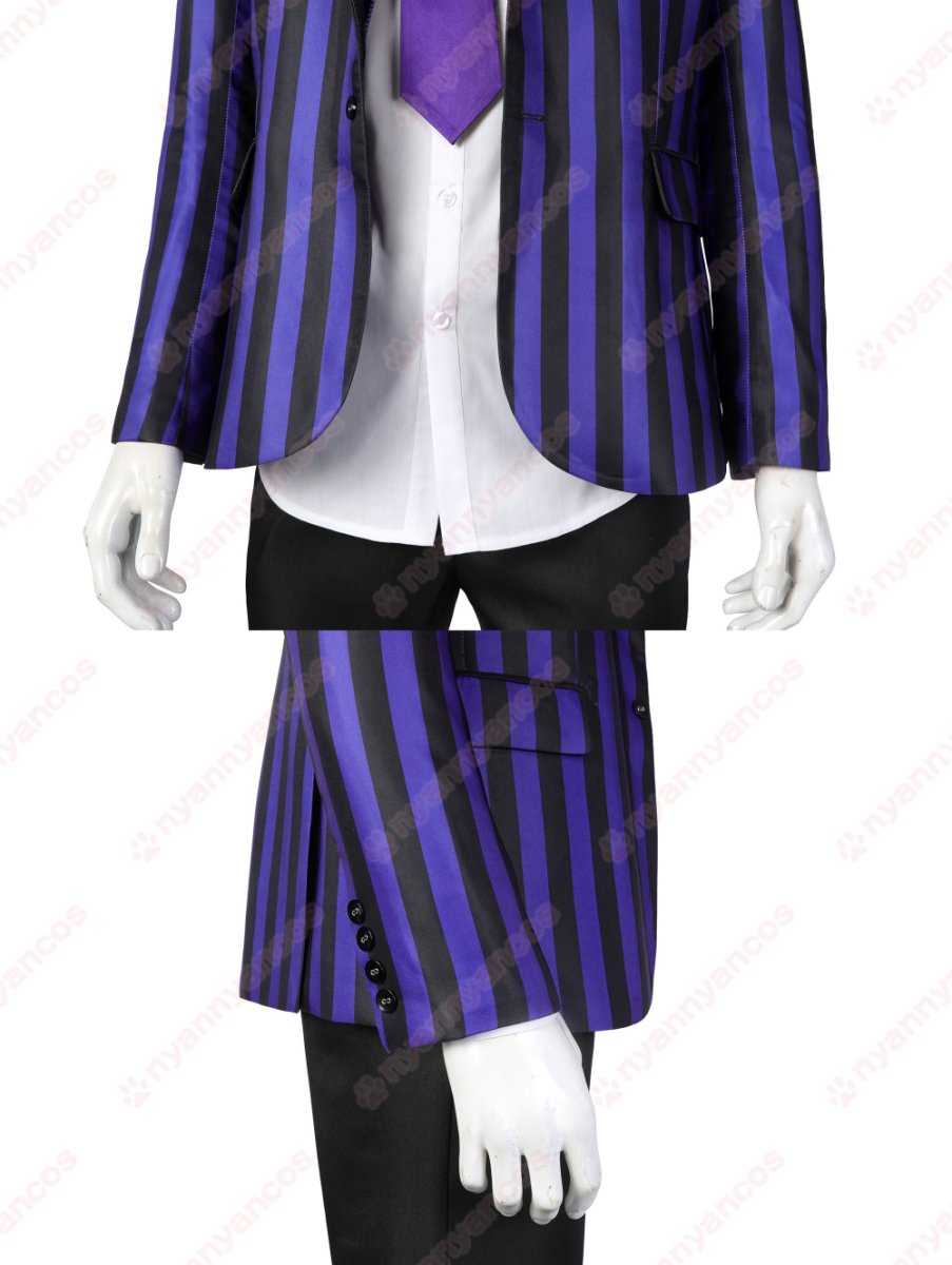 画像8: 高品質 実物撮影 ネヴァーモア学園制服　ゼイヴィア・ソープ エイジャックス   ウェンズデー Wednesday アダムス・ファミリー ドラマ 風 コスチューム コスプレ衣装 (8)