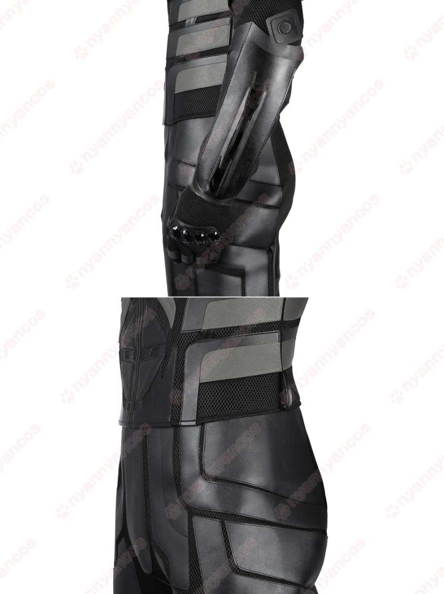 画像14: 高品質 実物撮影  バットマン ブルース・ウェイン 風 ダークナイト Batman 2008映画  コスプレ衣装 コスプレ靴 コスチューム　オーダーメイド (14)