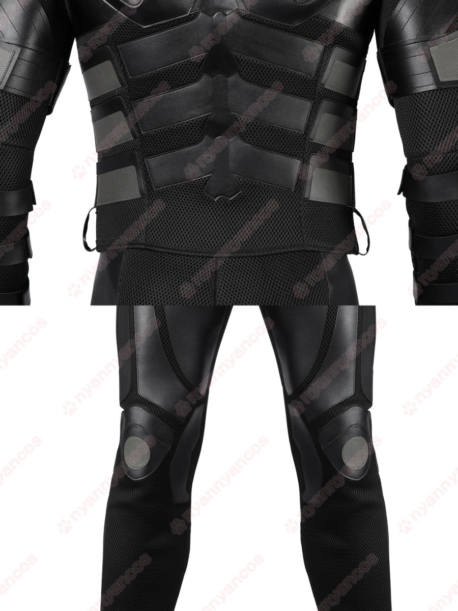 画像15: 高品質 実物撮影  バットマン ブルース・ウェイン 風 ダークナイト Batman 2008映画  コスプレ衣装 コスプレ靴 コスチューム　オーダーメイド (15)