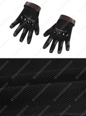 画像16: 高品質 実物撮影  バットマン ブルース・ウェイン 風 ダークナイト Batman 2008映画  コスプレ衣装 コスプレ靴 コスチューム　オーダーメイド (16)