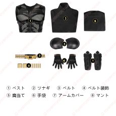 画像21: 高品質 実物撮影  バットマン ブルース・ウェイン 風 ダークナイト Batman 2008映画  コスプレ衣装 コスプレ靴 コスチューム　オーダーメイド (21)