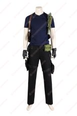 画像2: 高品質 実物撮影 Leon レオン・S・ケネディ バイオ4 リメイク バイオハザード RE:4  風  コスチューム コスプレ衣装 オーダーメイド (2)
