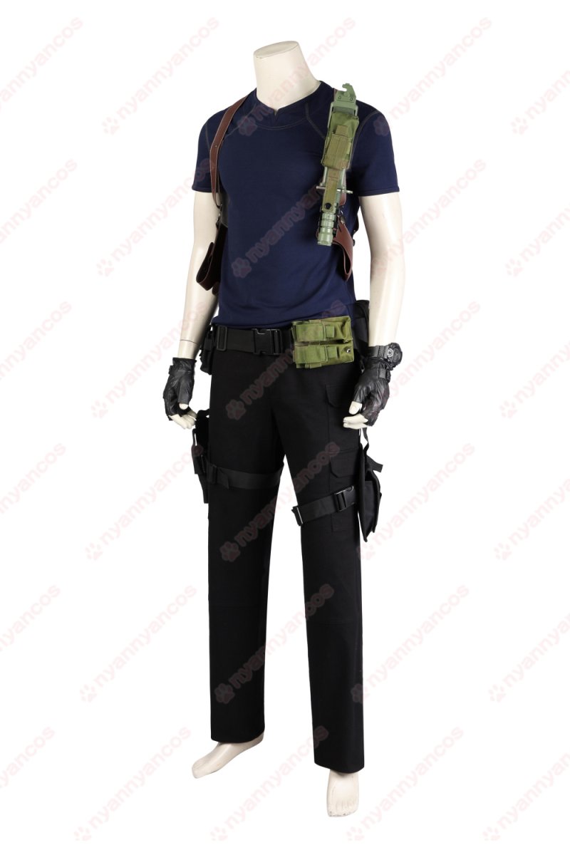 画像3: 高品質 実物撮影 Leon レオン・S・ケネディ バイオ4 リメイク バイオハザード RE:4  風  コスチューム コスプレ衣装 オーダーメイド (3)