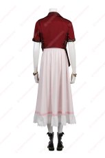 画像2: 高品質 実物撮影 エアリス ゲインズブール Aerith FF7 ファイナルファンタジーVII  リバース 風 コスチューム コスプレ衣装 (2)