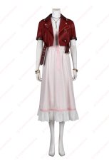 画像3: 高品質 実物撮影 エアリス ゲインズブール Aerith FF7 ファイナルファンタジーVII  リバース 風 コスチューム コスプレ衣装 (3)