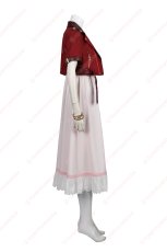 画像5: 高品質 実物撮影 エアリス ゲインズブール Aerith FF7 ファイナルファンタジーVII  リバース 風 コスチューム コスプレ衣装 (5)